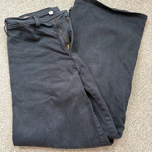 Universal Thread Black Wide Leg Flare Jeans